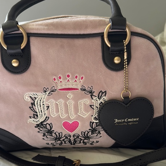 Juicy Couture Pink and Black Women's Bag - Picture 3 of 12